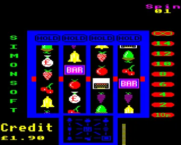 Fruit Machine v2 (1983)(Simonsoft)[FRUIT] screen shot game playing